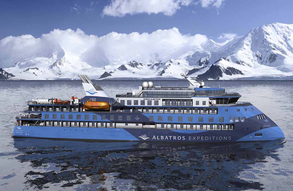 MV Ocean Albatros Vessel, Arctic, Exterior