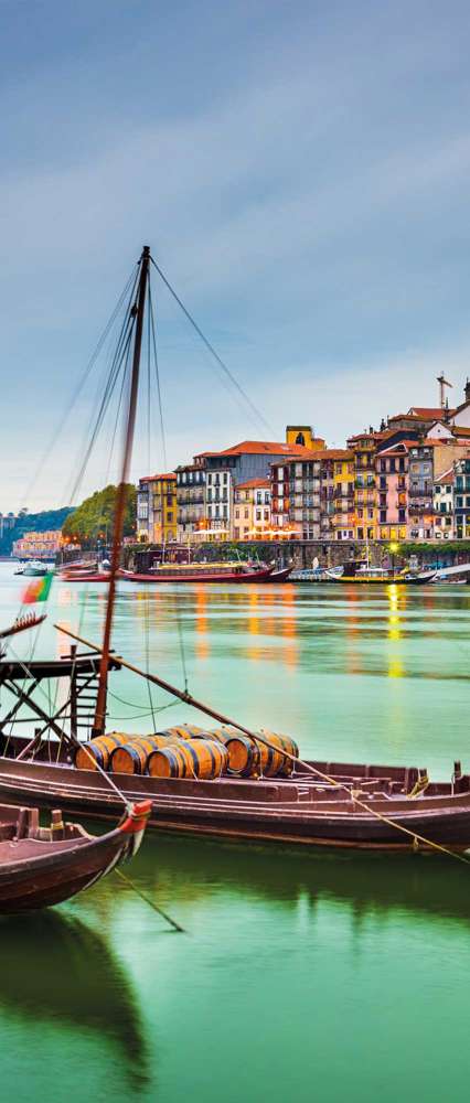 Traditional Rabelo Boats, Porto, Douro River, Portugal