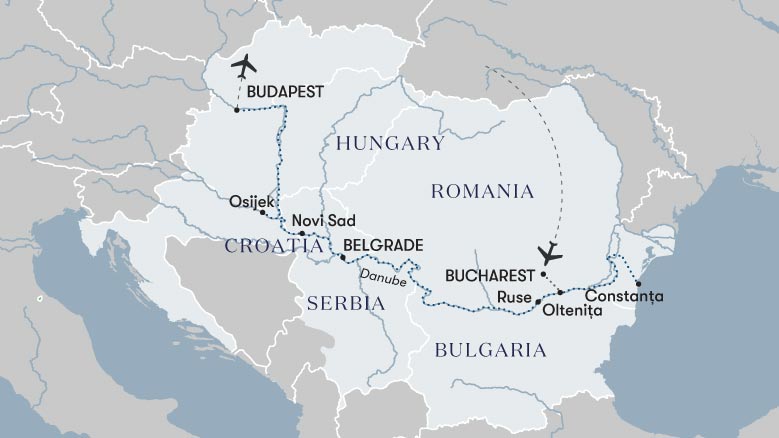 Secret Danube Map 2025