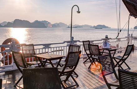 Bhaya Classic, Ha Long Bay, Vietnam, Deck