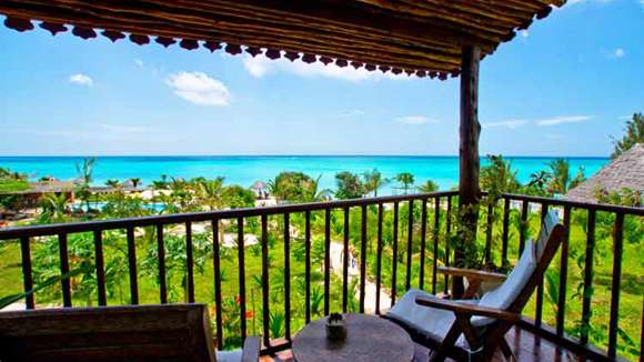 Zanzibari Hotel, Nungwi, Zanzibar, Tanzania, Balcony