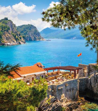 Venetian Fortress Castello In Montenegro, Balkans