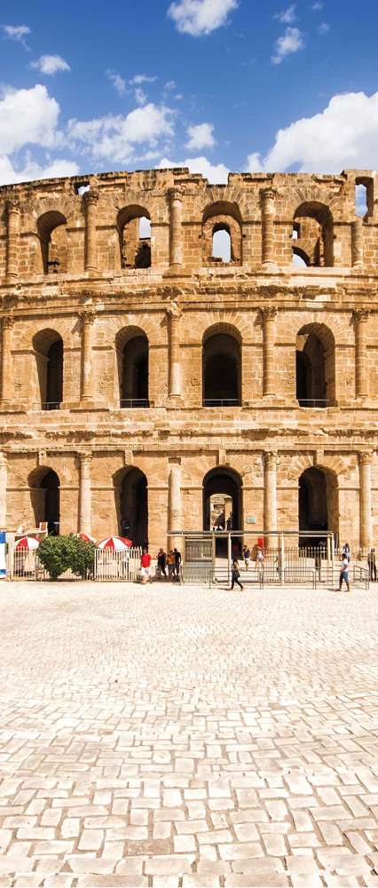 Ruins Of The Largest Colosseum In North Africa, El Jem, Tunisia