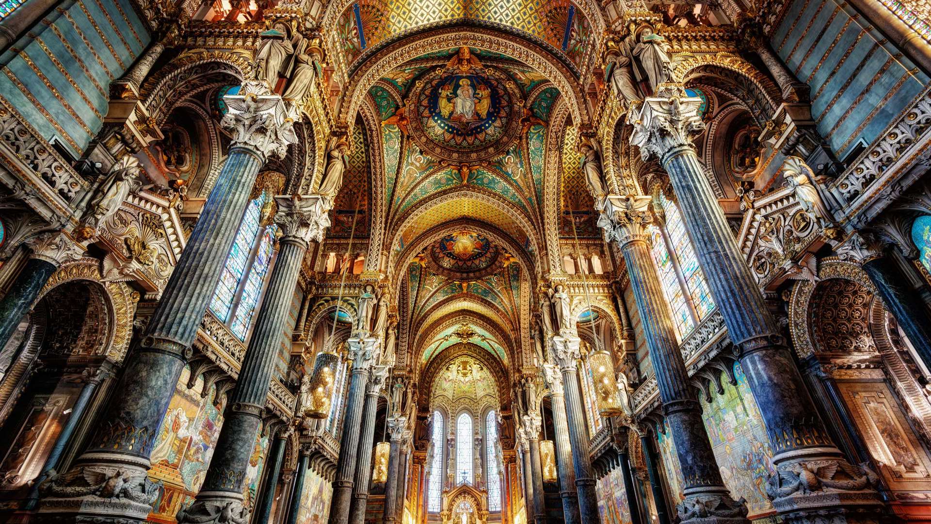 Basilica Notre Dame, Lyon, France