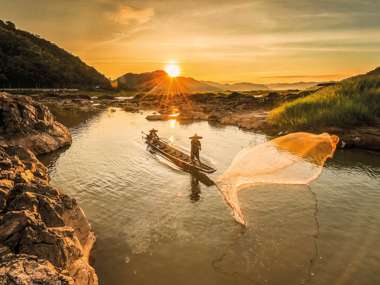 Fisherman, Mekong River