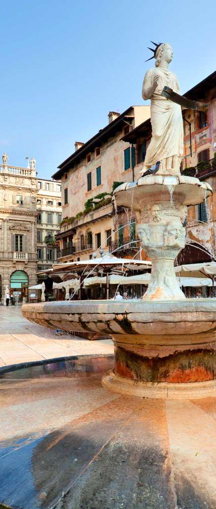 Piazza Delle Erbe, Verona, Italy