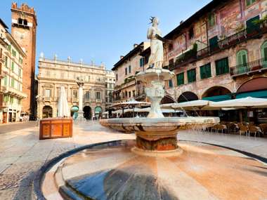 Piazza Delle Erbe, Verona, Italy