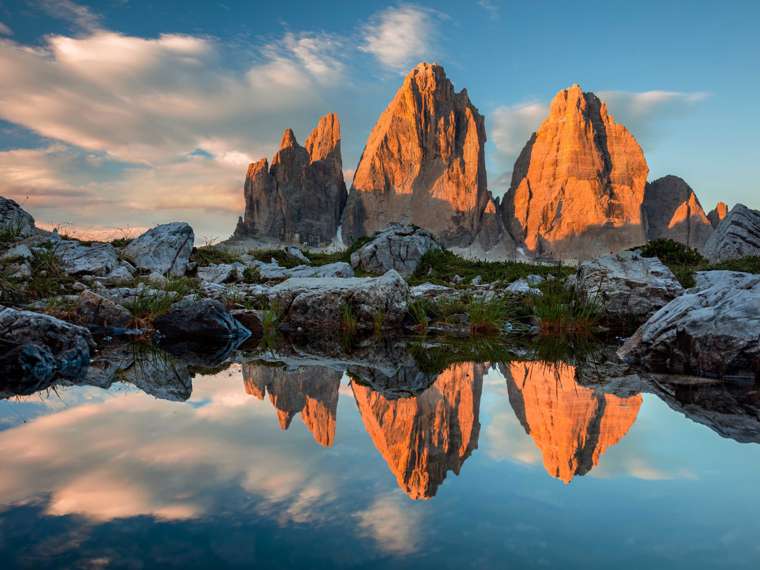 Tre Cima Di Lavaredo, Dolomites, Italy