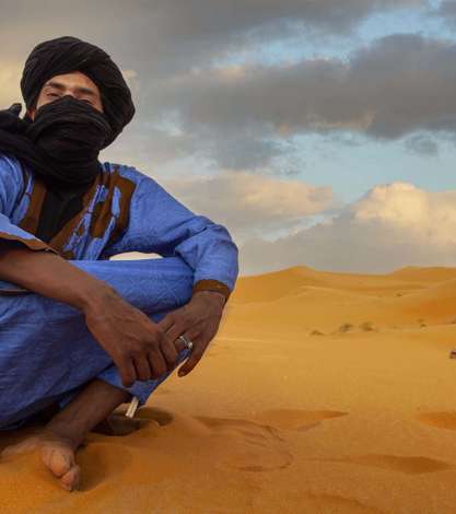 Berber People In Sahara Desert, Morocco