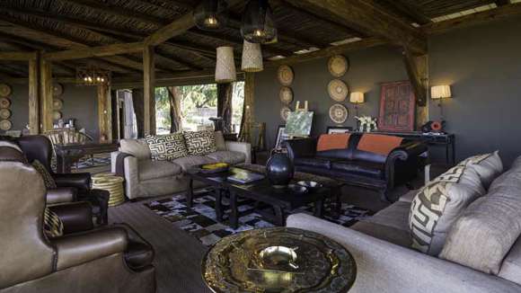 Wilderness Davisons Camp, Hwange National Park, Zimbabwe, Lounge