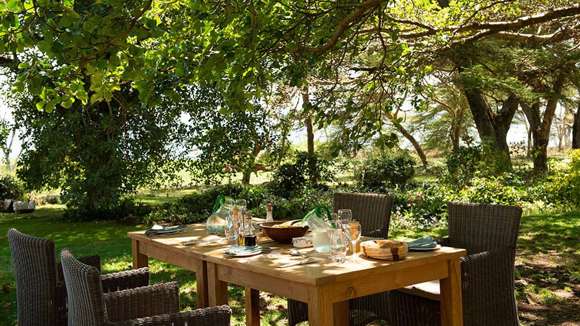 Loldia House, Lake Naivasha, Dining