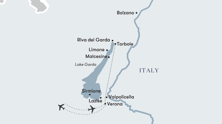 Lake Garda For Solo Traveller's Map