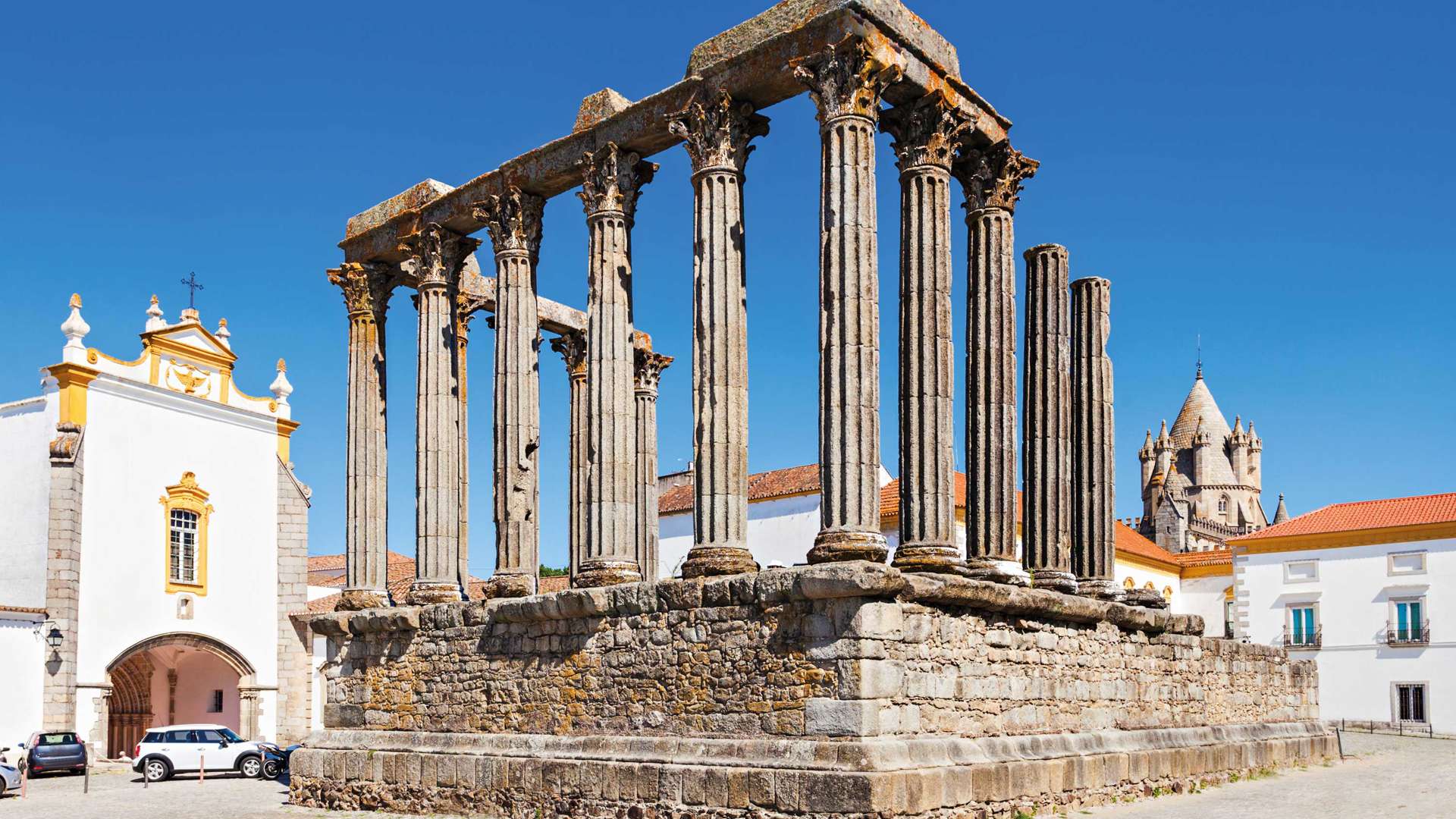 Temple Of Evora, Evora, Portugal