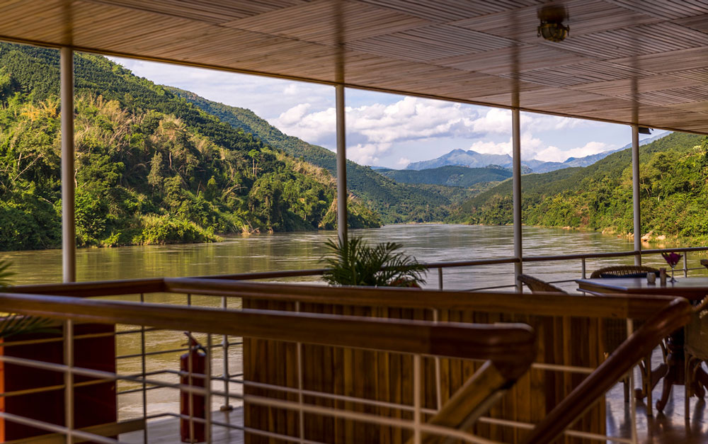 RV Champa Pandaw, Vientiane, Laos, Deck