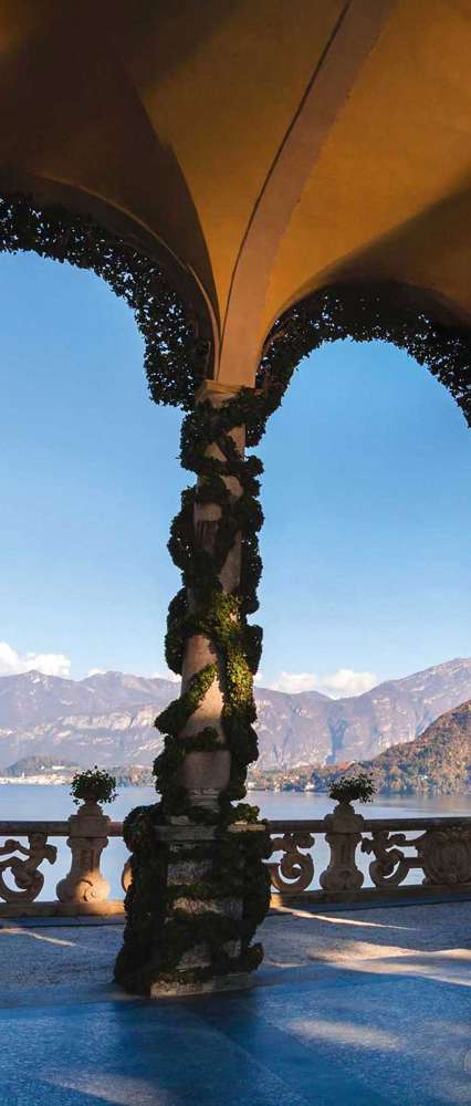 The Park Of Villa Balbianello In Lenno, Lake Como, Italy