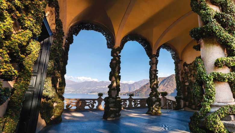 The Park Of Villa Balbianello In Lenno, Lake Como, Italy