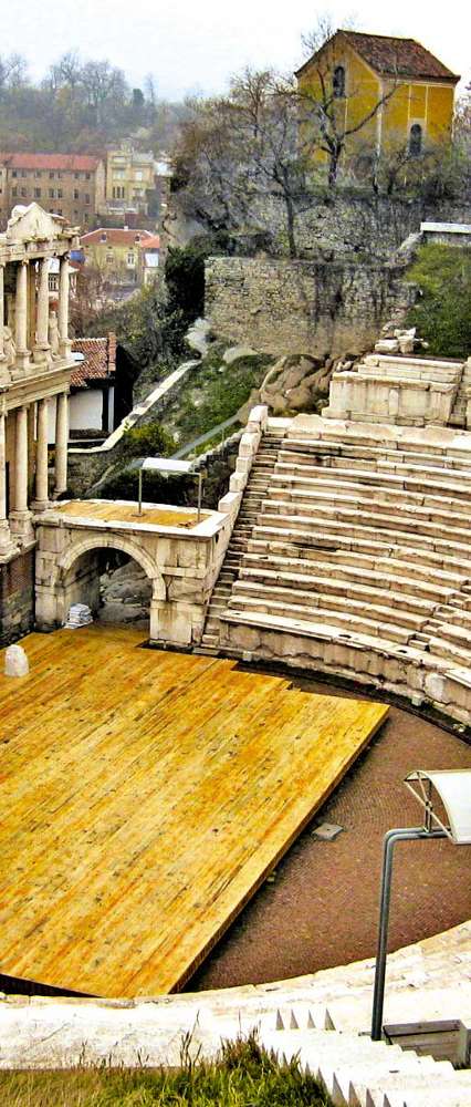 The Ancient Roman Theatre Of Philippopolis, Plovdiv, Bulgaria