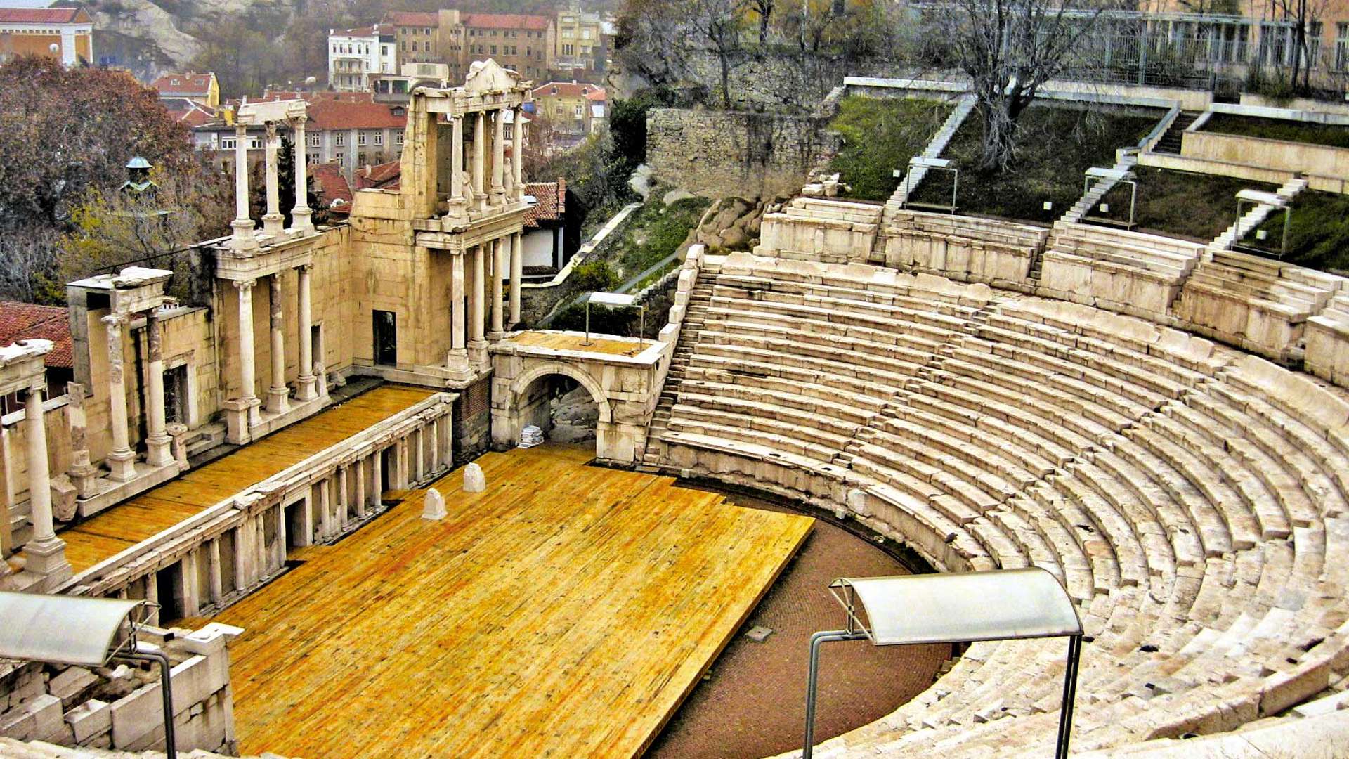 The Ancient Roman Theatre Of Philippopolis, Plovdiv, Bulgaria