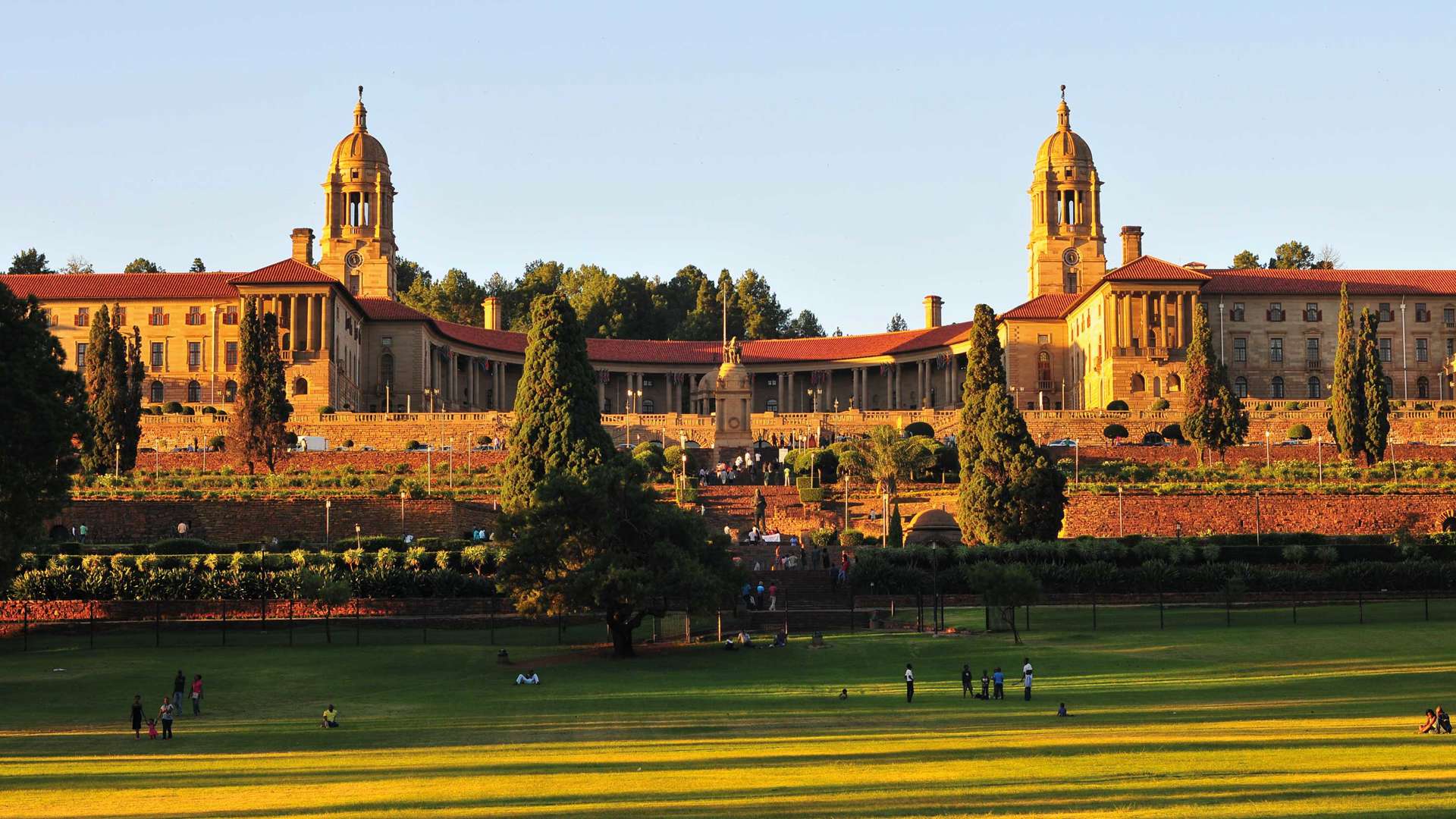 Union Buildings Pretoria At Sunset, South Africa