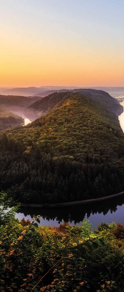 Saar River In Northeastern France And Western Germany