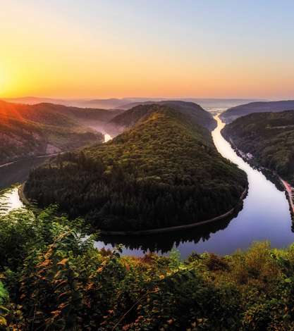 Saar River In Northeastern France And Western Germany