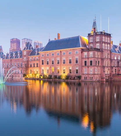 Binnenhof Palace, Place Of Parliament in the Hague Of Netherlands