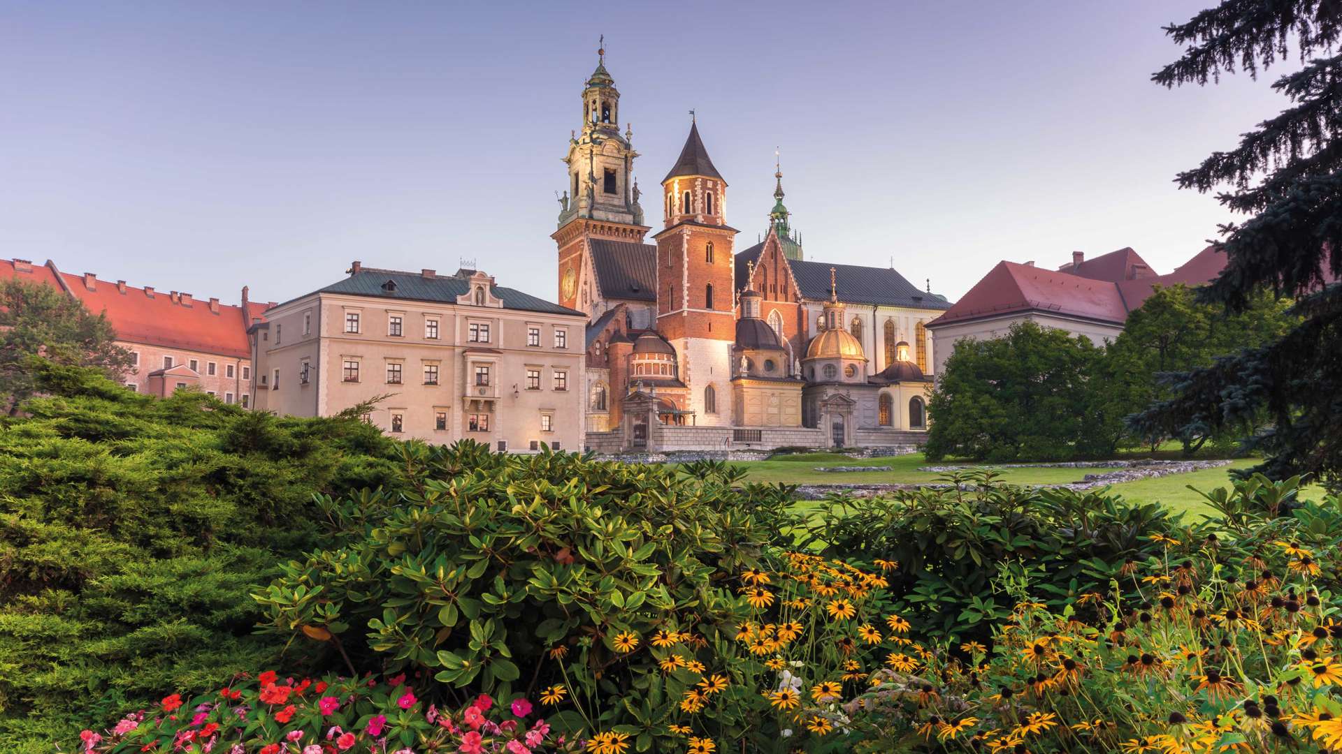 Wawel Cathedral And Wawel Castle On The Wawel Hill, Krakow, Poland