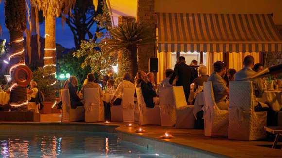 Grand Hotel Tamerici & Principe, Montecatini, Italy, Poolside