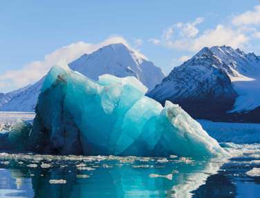 Piece Of Glacier, Svalbard, Norway