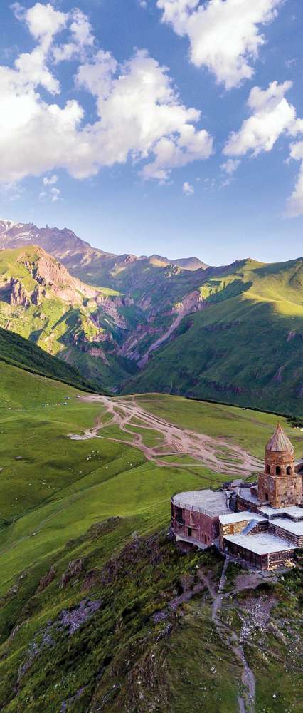 Church Near Village of Gergeti, Georgia