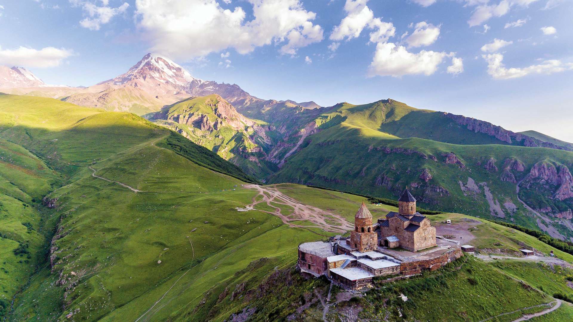 Church Near Village of Gergeti, Georgia