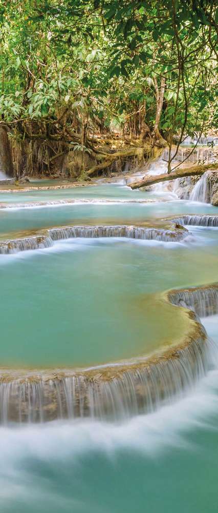 Kuang Si Waterfall Cascades, Luang Prabang, Laos