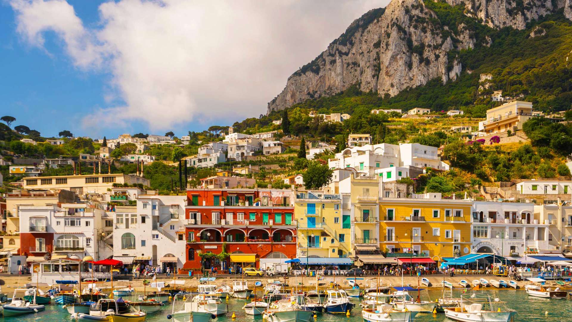 Capri Harbor, Italy