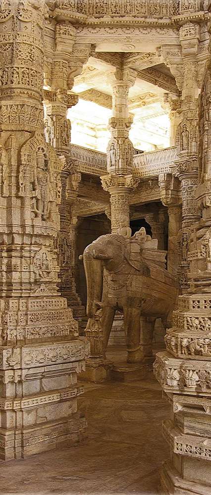 Jain Temple in Ranakpur, Northern India