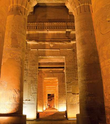 Column In Temple Of Sobek, Kom Ombo, Egypt