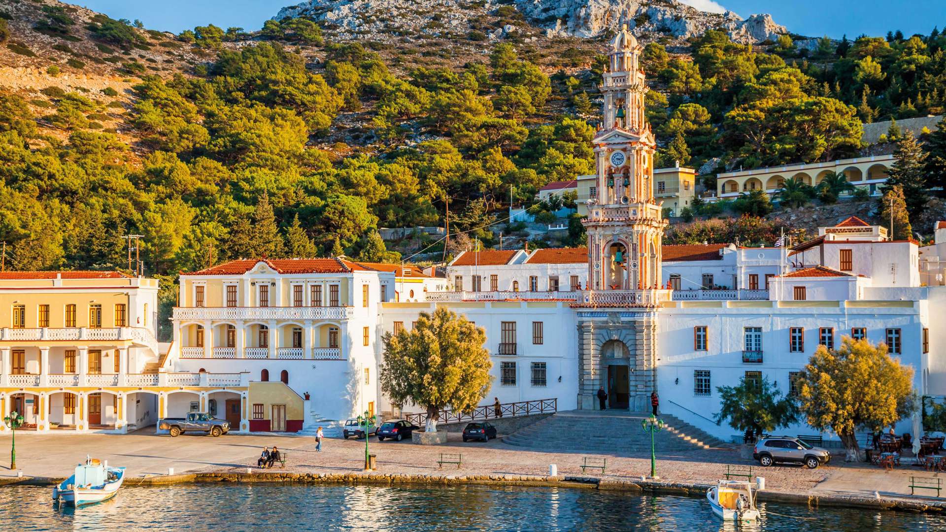 Panormitis Monastery, Simi Island, Rhodes, Greece