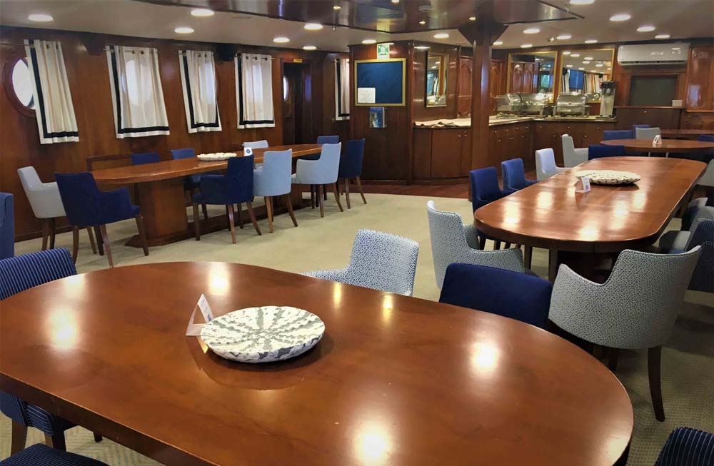 MS Galileo Vessel, Greece, Restaurant