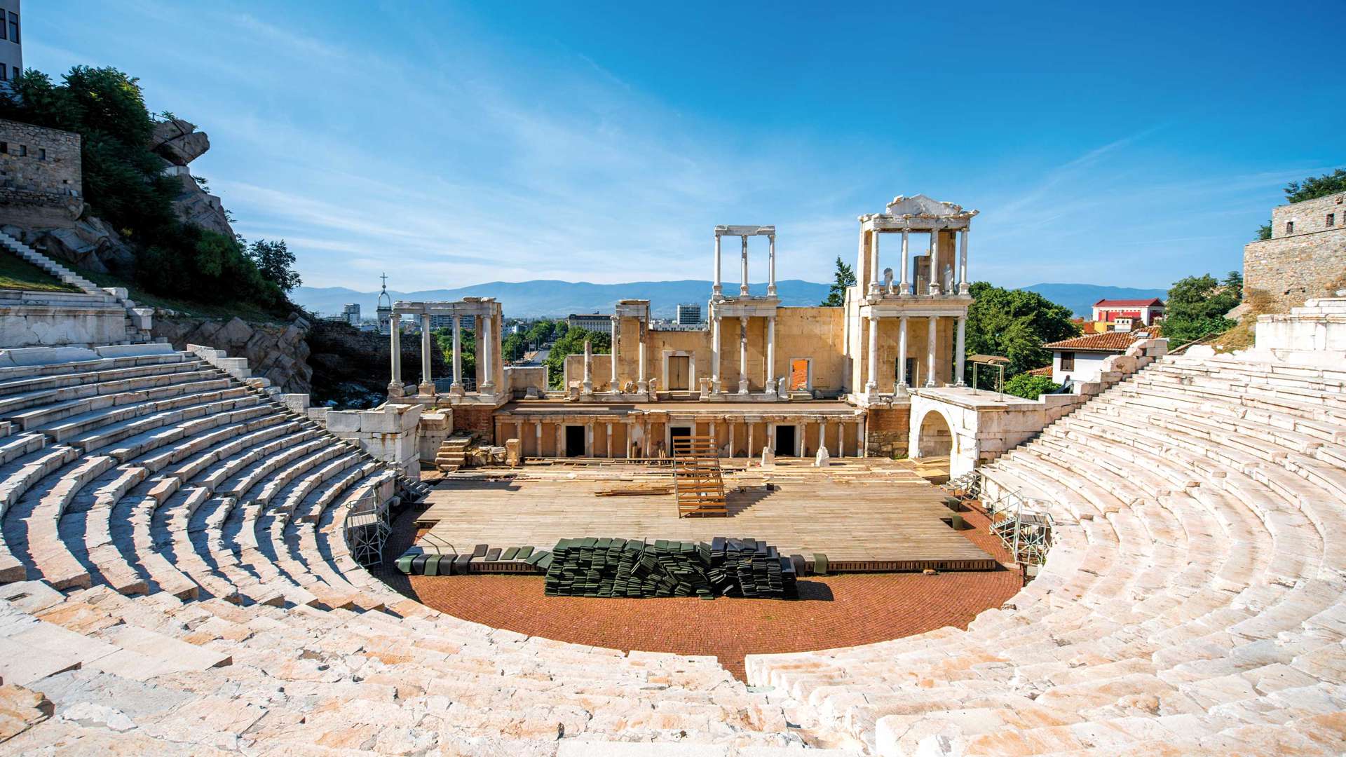 Roman Theatre Of Philippopolis In Plovdiv, Bulgaria