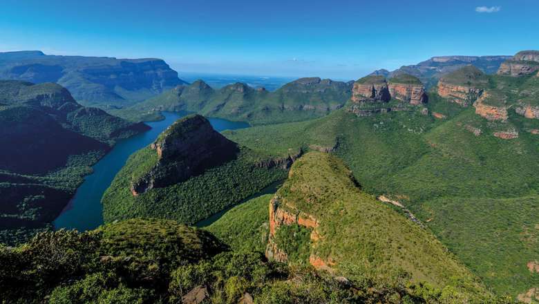 Blyde River Canyon And The Three Rondavels, Mpumalanga, South Africa 