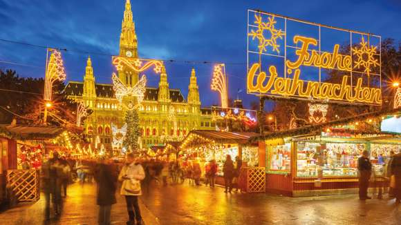 Christmas Market, Vienna, Austria