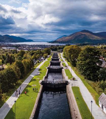 Neptune's Staircase, Caledonian Canal, Scotland