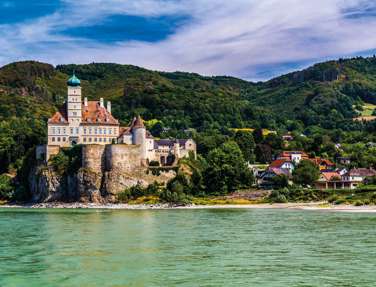 Castle Schoenbuehel Along The Wachau Valley, Austria