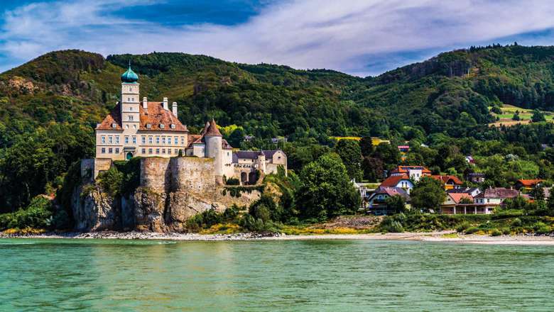 Castle Schoenbuehel Along The Wachau Valley, Austria