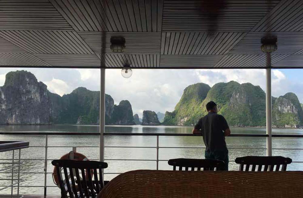 RV Angkor Pandaw Vessel, Vietnam, View