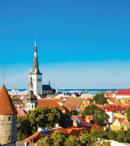 Shutterstock Panorama Panoramic Scenic View Landscape Old City Town Tallinn In Estonia 274084259