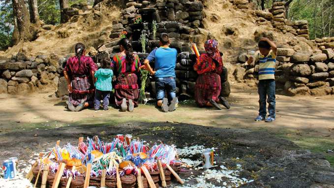 Mayan Ceremony, Chichicastenango, Guatemala