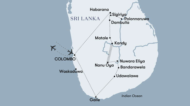 Highlights Of Sri Lanka Map 2025