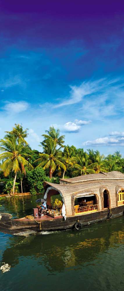 Houseboat, Kerala, India