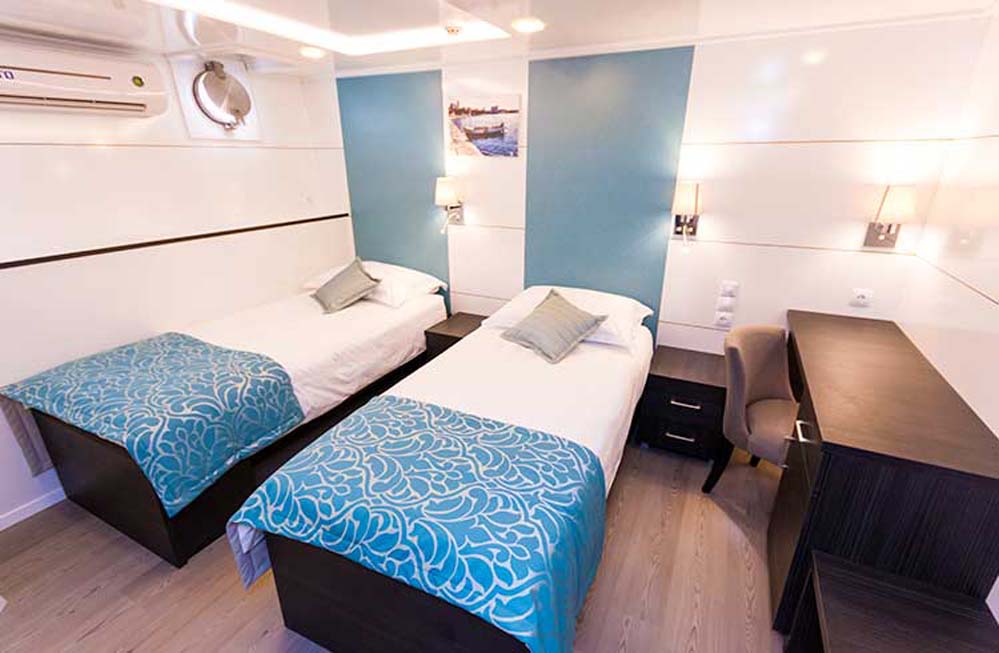 MV Admiral Vessel, Croatia, Twin Cabin