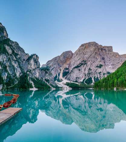 Lago Di Braies, Dolomites, Italy